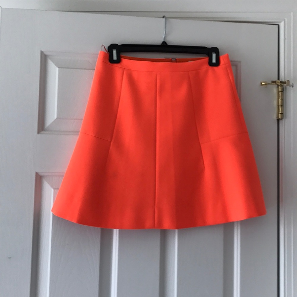 J Crew Bright Orange Skirt 🍊 Size 0